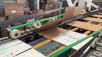 full automatic corrugated cardboard  folder gluer machine
