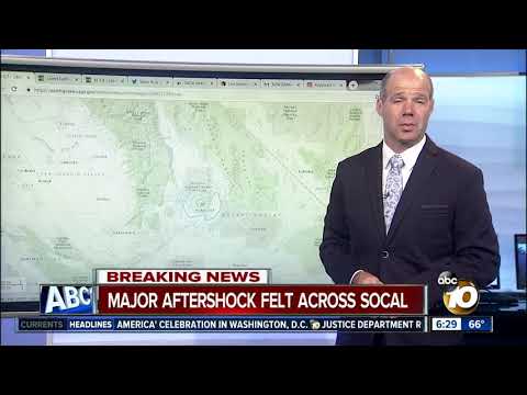 Strong aftershock rattles in same area as July 4 Kern County quake