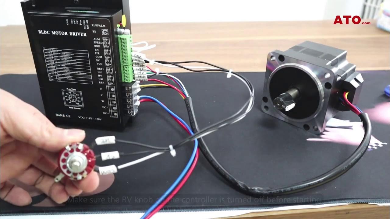 How to use controller to reverse and stop the BLDC motor. YouTube