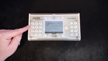 fireTEK FTM-99  - Buttons & Connectors