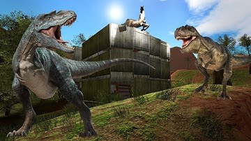 BUILDING A SHELTER AGAINST DINOSAURS! - Garry