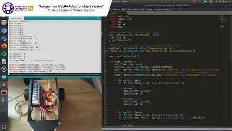 Mobile Robot for Object Avoidance Showcase M&I (Arduino & Python)