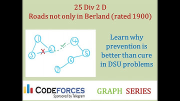 Codeforces Graph Series: Roads not only in Berland (rated 1900) - DSU