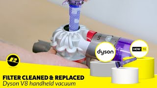 Fit a Dyson V8 Vacuum Filter...Includes V8 Filter Cleaning Guide!