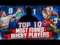 Top 10 Most Feared Rugby Players Right Now | Brutality, Aggression, Skill & Speed 2023