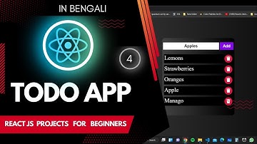 Build Awesome Todo App With REACT Using Hooks in 2023 | Part 4 | React Bangla Tutorial