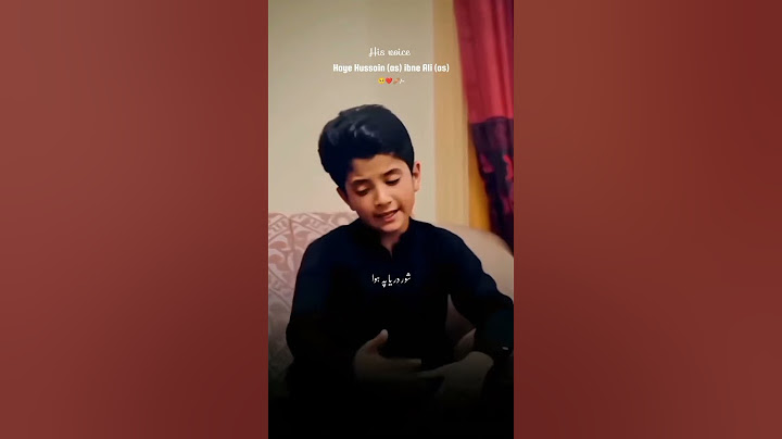 Haye Hussain as Ibn Ali as | Live By Jalali Brothers