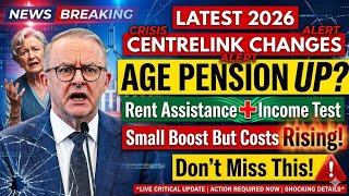 Centrelink Payment Changes 2026 Explained | Age Pension Increase & What You’ll Get