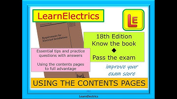 18TH EDITION EXAM PRACTICE – AMENDMENT 2 & 3 – THE CONTENTS PAGES – KNOW THE BOOK AND PASS THE EXAM