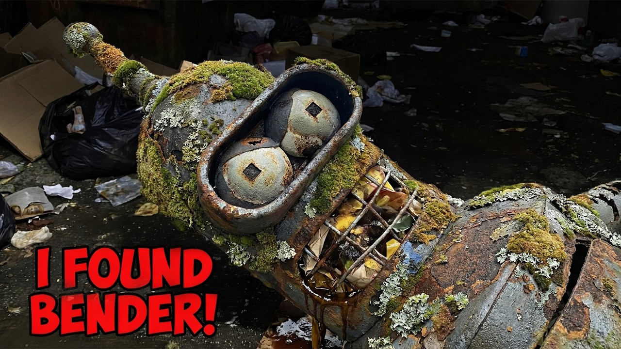 Restoring Completely Burned BENDER Futurama ($500 DEAL) | FULL ASMR PROCESS