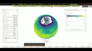 TAMP 2D data animation (BASCOE) using DAVE