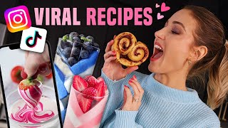 Testing Viral VALENTINE&#39;S DAY RECIPES... what&#39;s worth making??