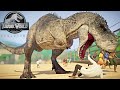 Vastatosaurus rex in jurassic world evolution  new mod hunt fight  breakout skills