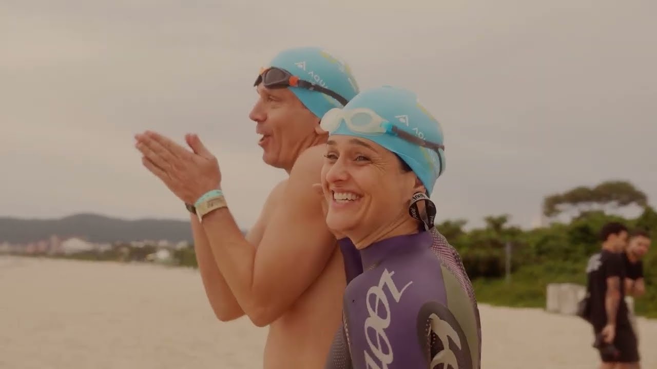 Filme da Casa Ironmind + Bike Irada durante o Ironman Brasil 2026