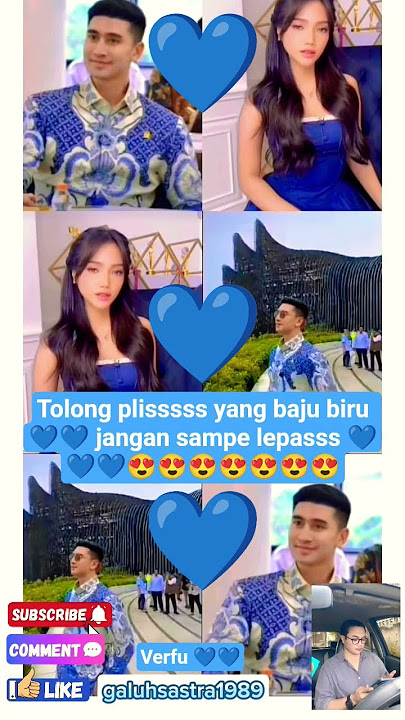 Yang Pake baju biru 💙💙 jangan sampe lepas tolong 💙💙😍😍