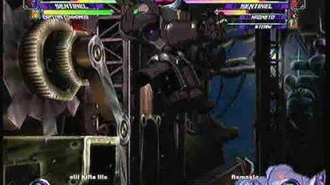 MvC2 Online (360): Kira (Santhrax) vs Brett (MSS) 2 .:11.24.09:.