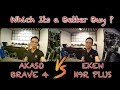 EKEN H9R Plus VS AKASO Brave 4 comparison reviews