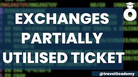 Amadeus session - 42 | How to exchange a partially Utilised ticket | Change Ticket | FQP Command