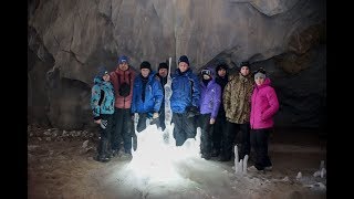 Поездка в Каракокшинскую пещеру на снегоходах
