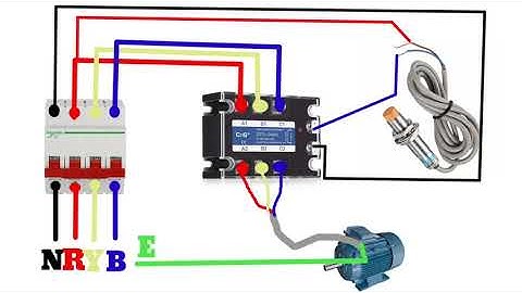 3 phase ssr on and off by using proximity sensor ssr connection wiring diagram@UAEElectrical