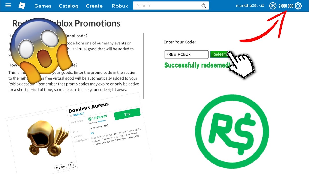 How To Get Free Robux On Roblox Pc 2019