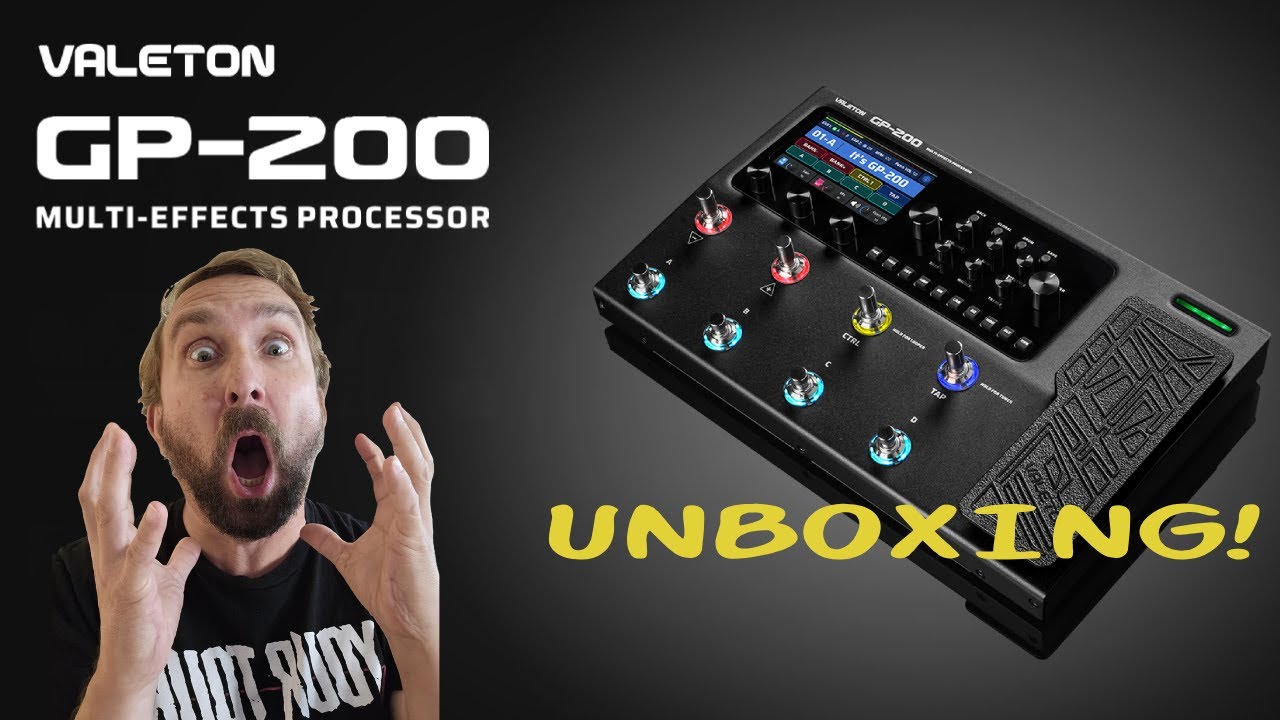 Unboxing of the Valeton GP-200 multi-effect - YouTube