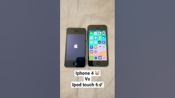Iphone 4 vs Ipod touch 6th gen Boot test 🤯⚡️ #trending #youtube #apple #youtubeshorts #ipod #iphone