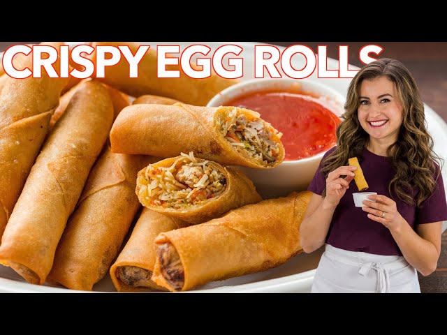 Crispy Vegetarian Egg Rolls (VIDEO) - Jessica Gavin