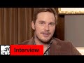 Chris Pratt on Sex Scene w/ Jennifer Lawrence, Guardians 2, & Jurassic World Sequel | MTV News