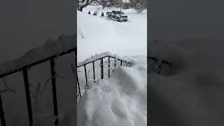 Neighborhood Buried in Snowstorm Aftermath