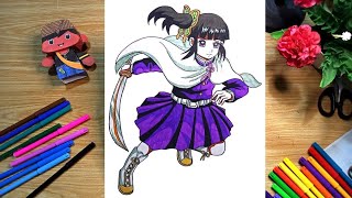Menggambar Kanao Tsuyuri | Demon Slayer | Kimetsu no Yaiba screenshot 5