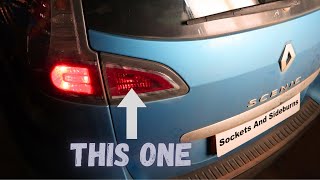 Renault Scenic 3 - Rear/Boot Sidelight Bulb Replacement by Sockets And Sideburns 782 views 5 months ago 6 minutes, 56 seconds