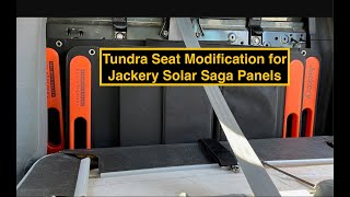 Tundra Double Cab Seat Modification