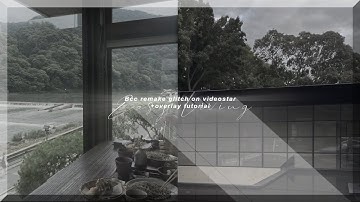 Bcc like glitch on videostar + overlay tutorial! ( 4K SPECIAL)