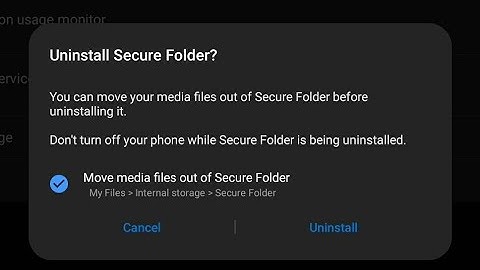 How to uninstall Samsung Secure Folder [REMOVE SECURE FOLDER]