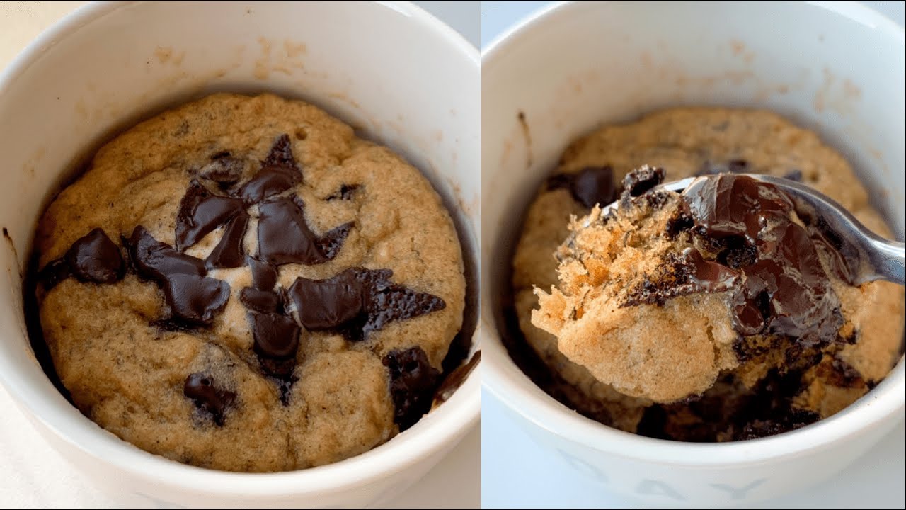 1 Min Banana Bread in a Mug - Eggless