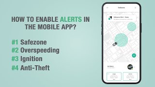 #3 How to enable Alerts in the Onelap Mobile app? | Safezone, Overspeed, Ignition, Anti-theft screenshot 4