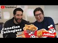Canadian Colleagues Try Jollibee