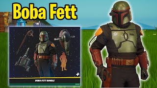 Boba Fett Skin Gameplay + Review in Fortnite (Star Wars)