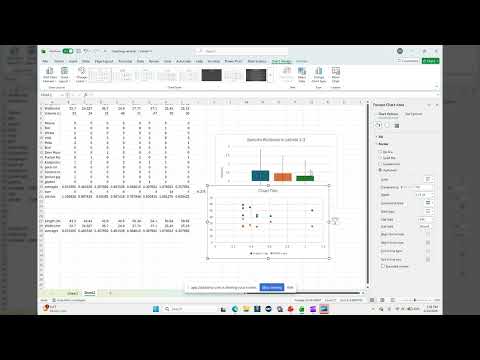 Creating a scatter plot using Excel 365 - PC