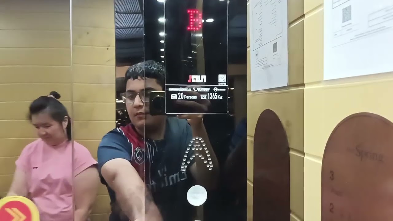 JFUJI Elevator at The Spring Shopping Mall Kuching Sarawak Malaysia 