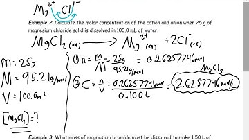 Solution Lesson 5  Concentration of Ions