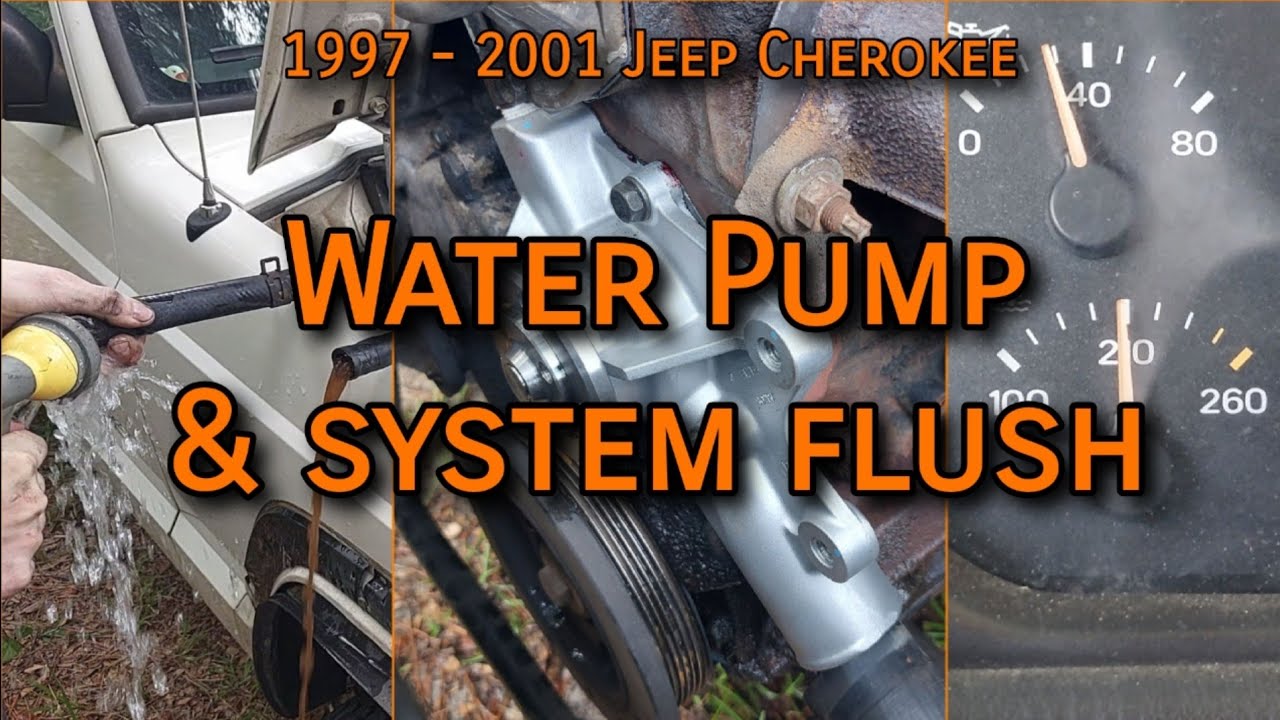 Jeep Cherokee: Water Pump Replacement & Cooling System Flush ['97-'01