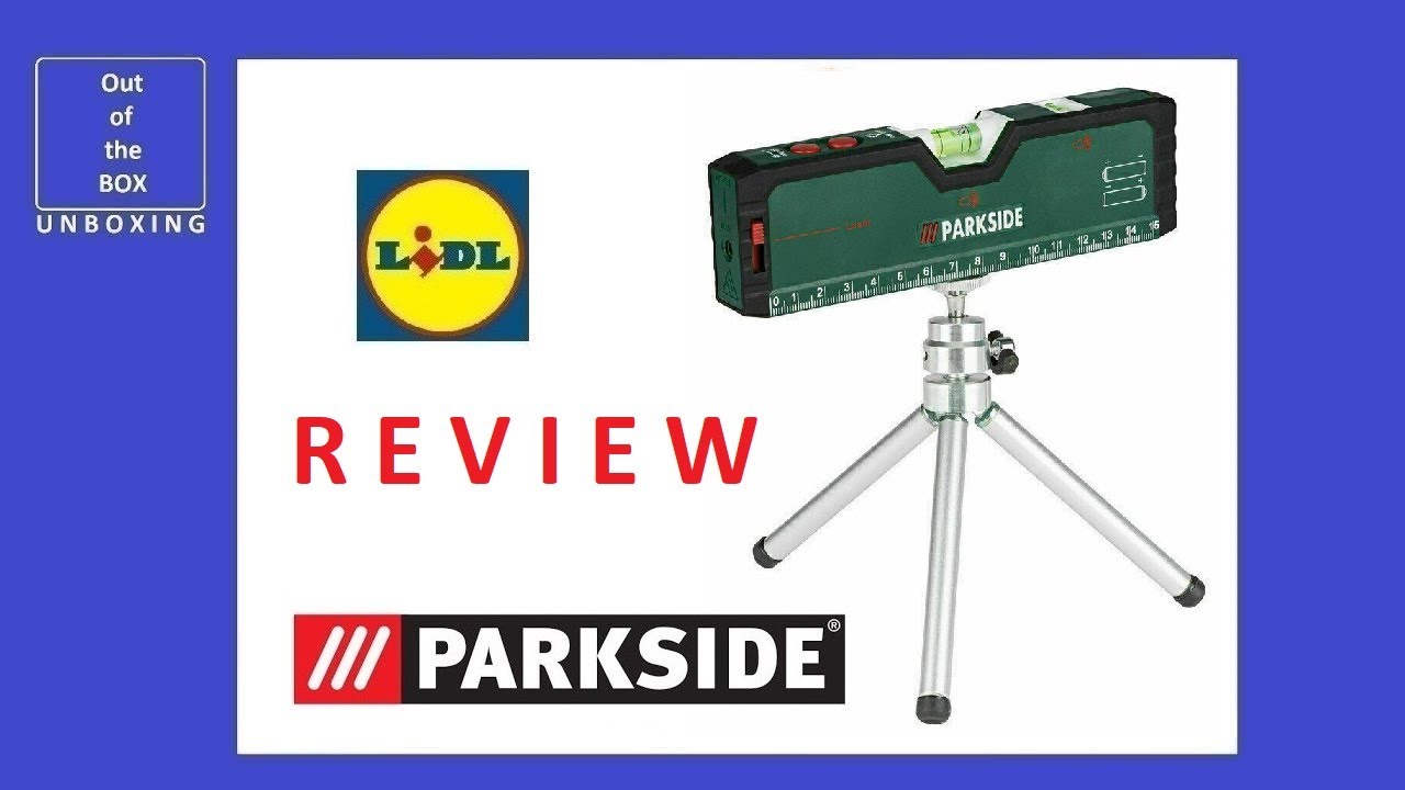 Parkside Laser Spirit Level PLW A3 REVIEW TEST (Lidl AAA tripod level  laser) - YouTube