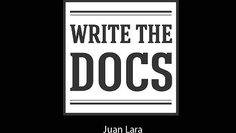 MediaWiki as a Documentation Platform, by Juan Lara