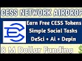 HOW TO JOIN CESS NETWORK AIRDROP | FULL GUIDE |FREE CRYPTO MINING WITH ASHI