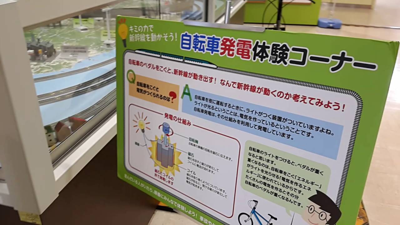Generate Electricity 自転車発電で鉄道模型を動かした Youtube