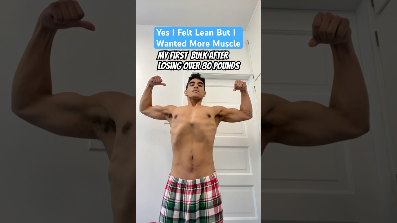 My First Natural Bulk After Losing Over 80 Pounds! #gym #bulking # ...