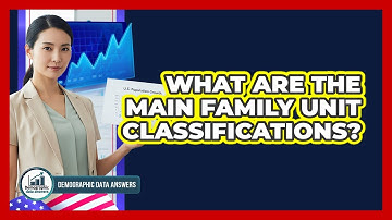 What Are The Main Family Unit Classifications?
