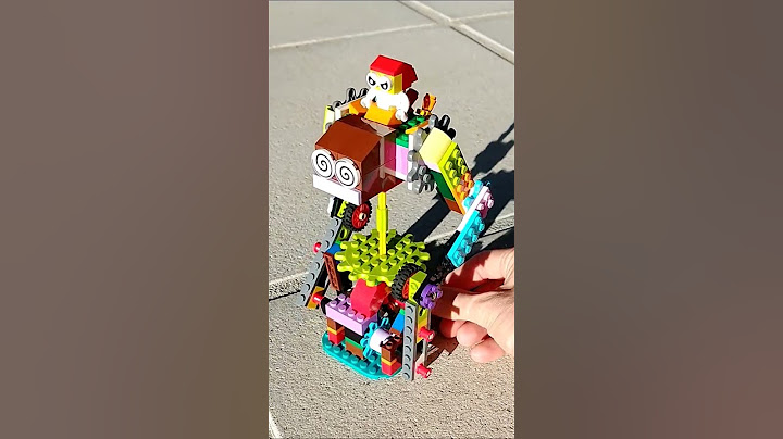 LEGO walking robot built with LEGO Classic 11019